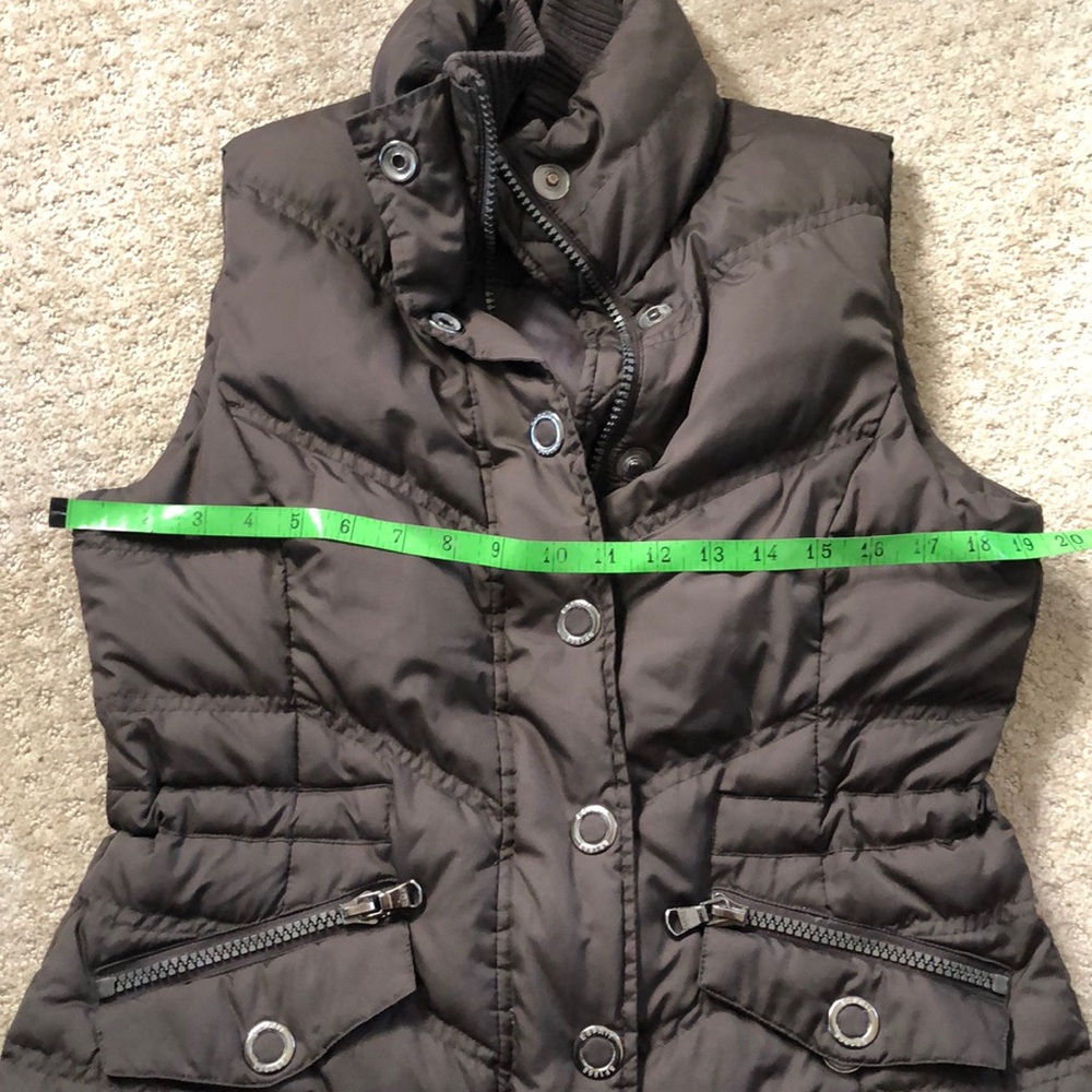 SALE NWOT ESPRIT Brown Down Puffer Vest - Picture 4 of 8
